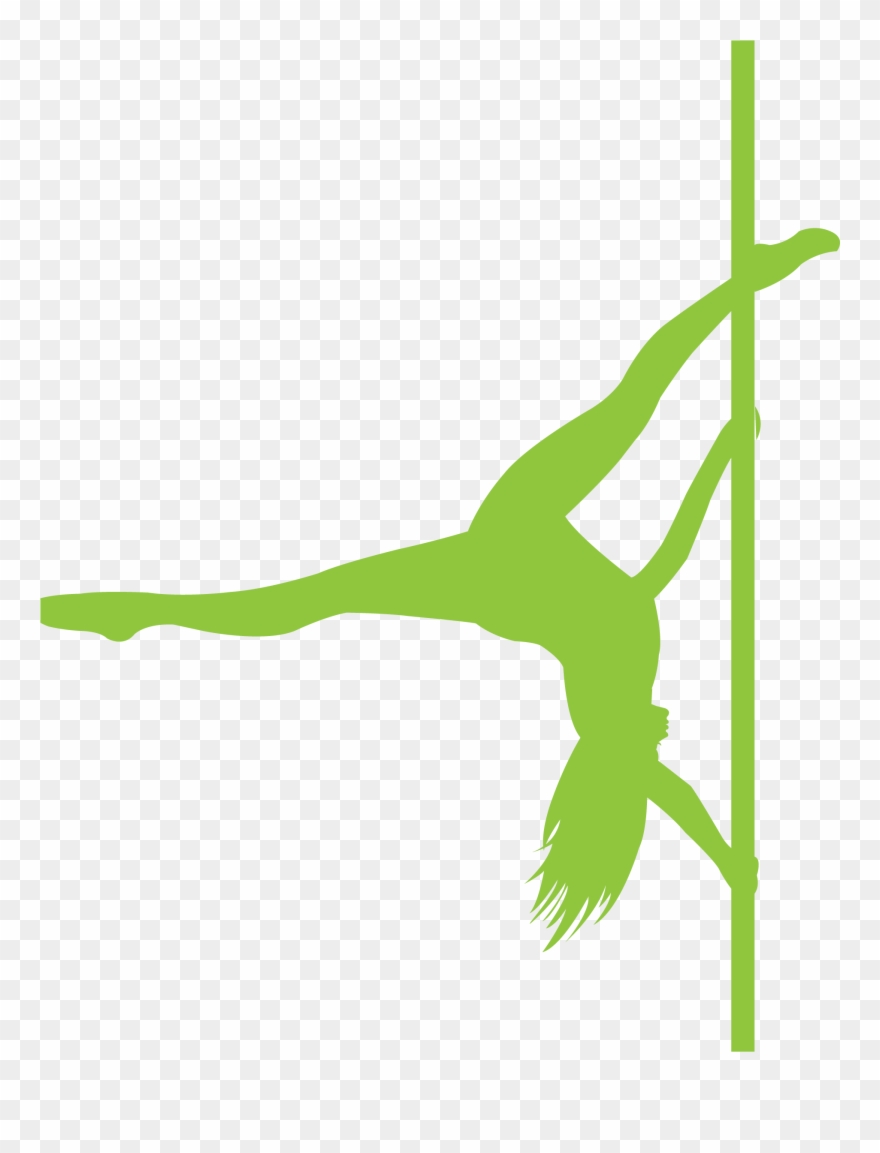 Horarios - Siluetade Pole Dance Clipart