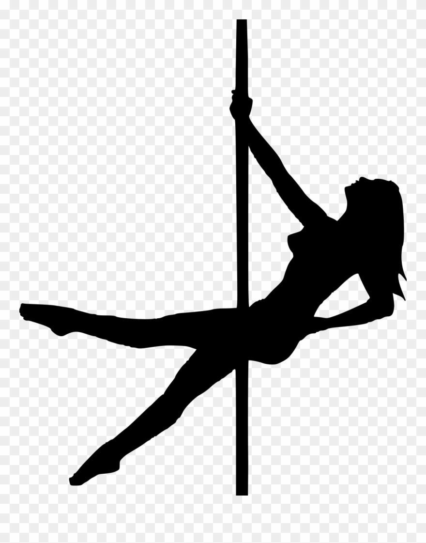 Sexy Pole Dance2 File Size - Pole Danseuse Sexy Png Clipart