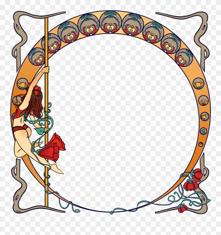 Je Pratique La Pole Dance Qui Est Une Discipline Circassienne Clipart