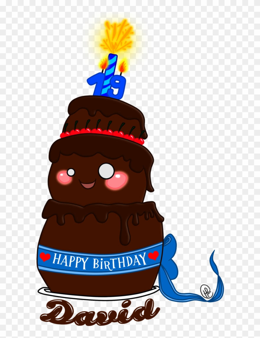 Happy Birthday David Clipart - Birthday Cake - Png Download