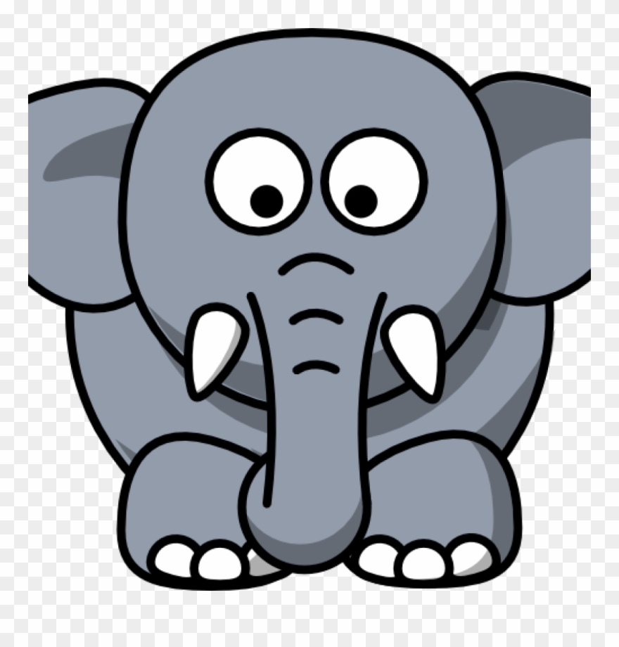 With Clipart Elephant 10 Face Mountain - Clipart Of Elephant - Png Download