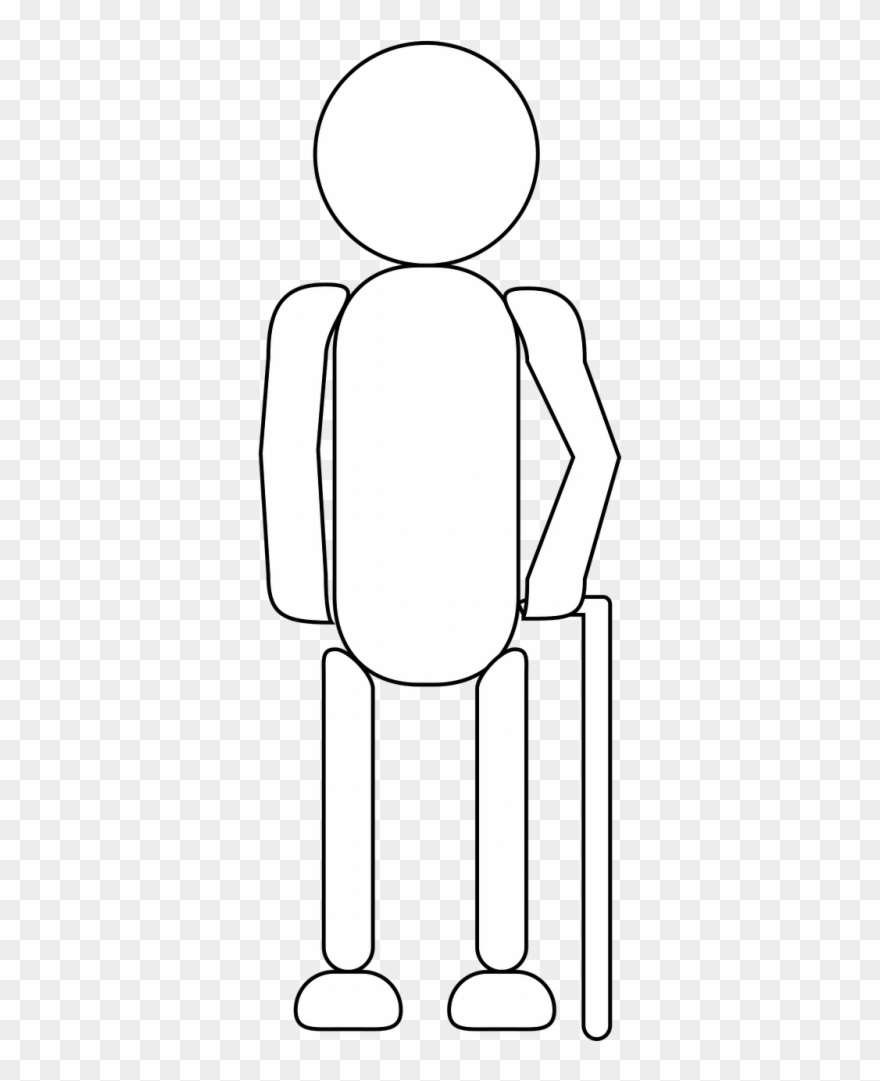 Care,assistance - Graffiti De Personne Âgée Handicapé Clipart