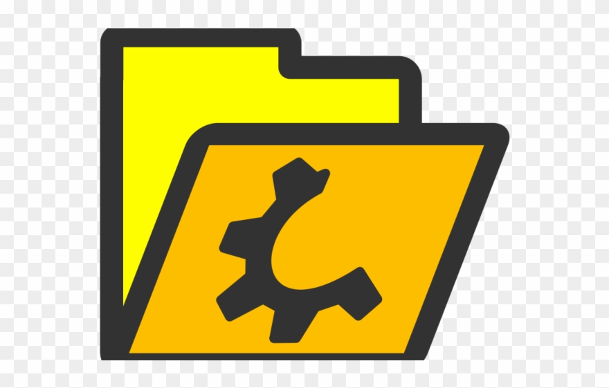 Neon Clipart Open - Symbole Dossier - Png Download