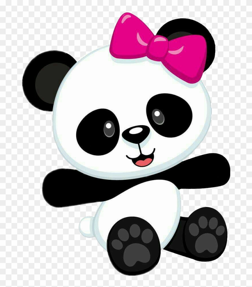 Report Abuse - Panda Baby Girl Clipart