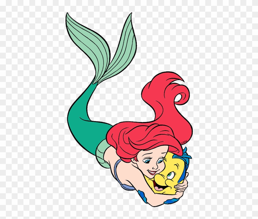 Ariel And Friends Clip Art 2 Disney Clip Art Galore - Ariel And Flounder Clipart - Png Download