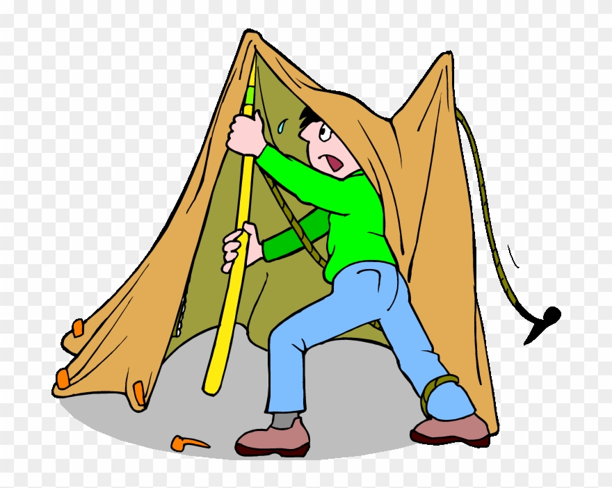 #rving Tent Humor - Set Up Tent Clipart - Png Download