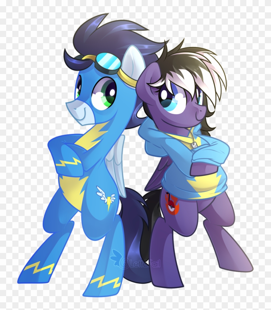Comm Soarin And Stormy By Left2fail-dak - Minecraft Clipart