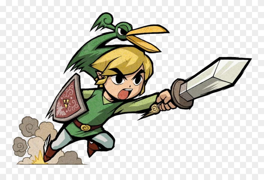 Dash Attack - Zelda Minish Cap Artwork Clipart