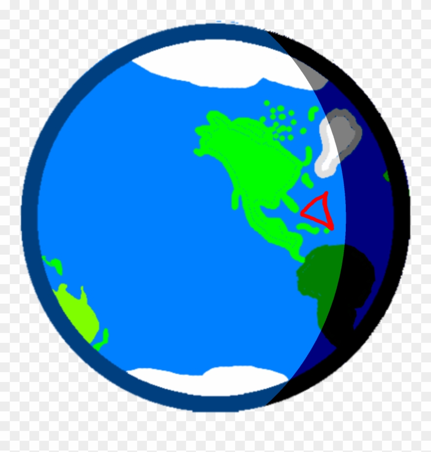 Earth Bermuda Triangle Body - Bermuda Clipart