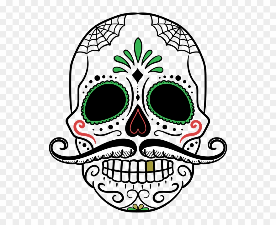 Day Of The Dead Skulls Png Clipart