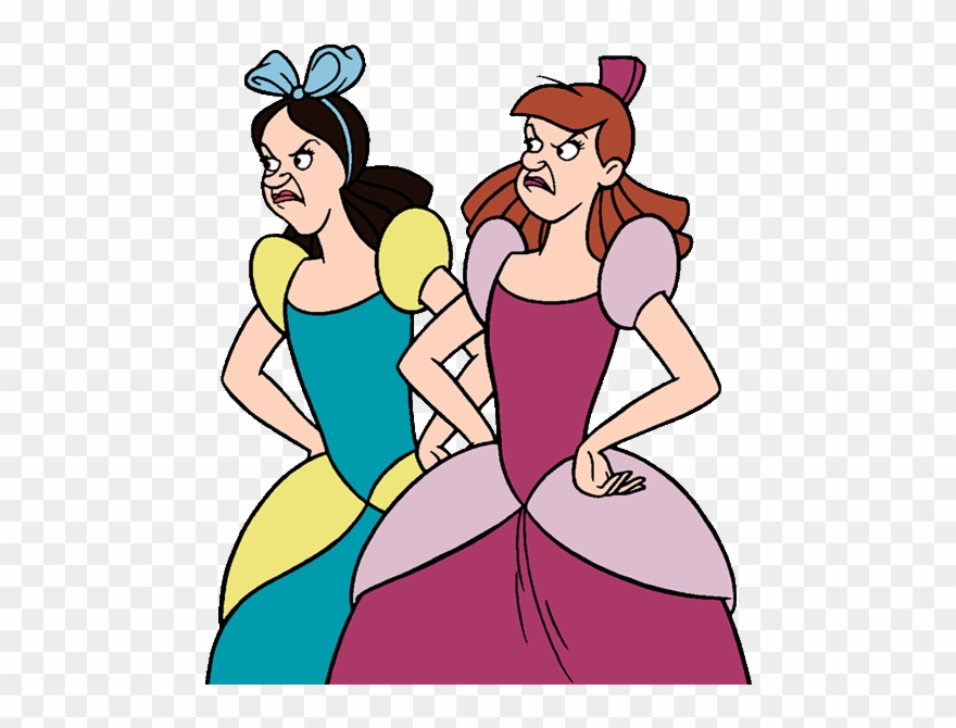 Step Sister Clipart - Ugly Sisters Clipart - Png Download