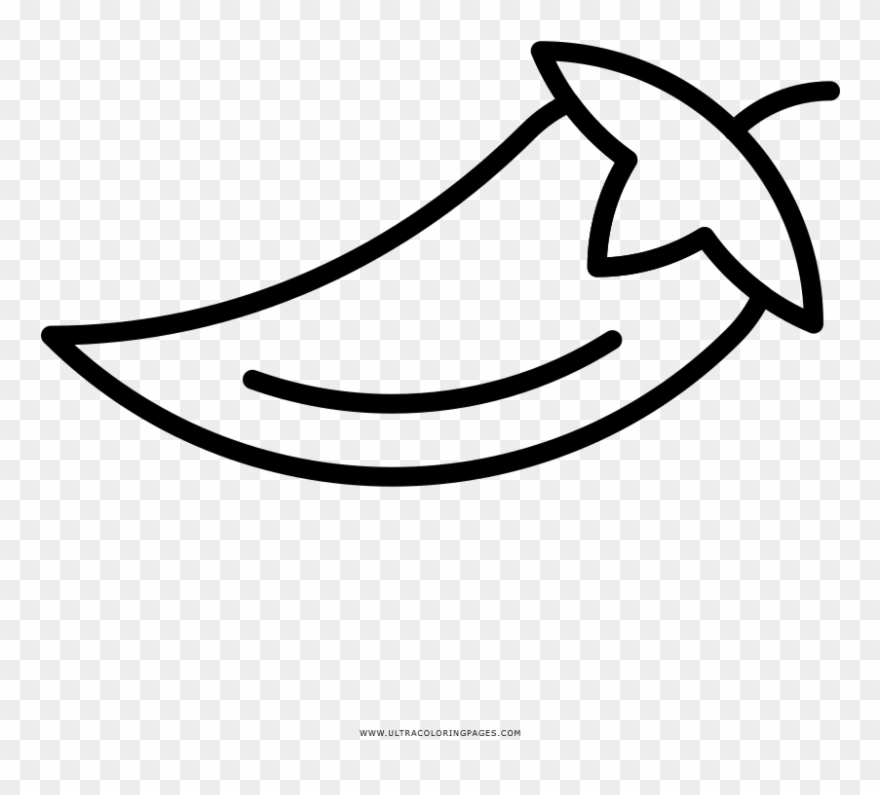 Chili Drawing Printable - Chili Pepper Clipart