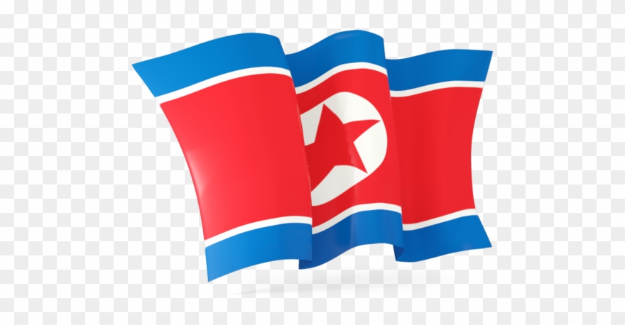 North Korea Flag 3d Waving - North Korea Flag Waving Clipart