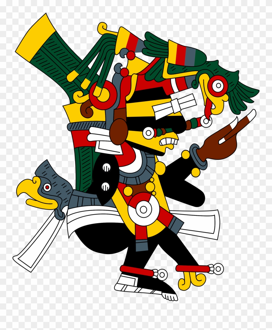 File Tezcatlipoca Svg Wikimedia - Tezcatlipoca Transparent Clipart