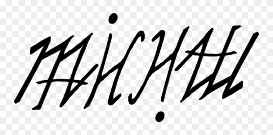 Michael - Ambigram Michael Clipart