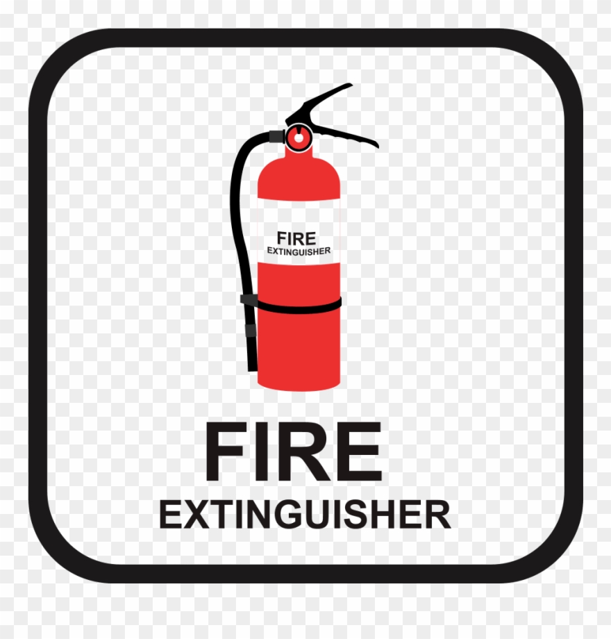 Fire Extinguisher - Fire Extinguisher Sign Clipart