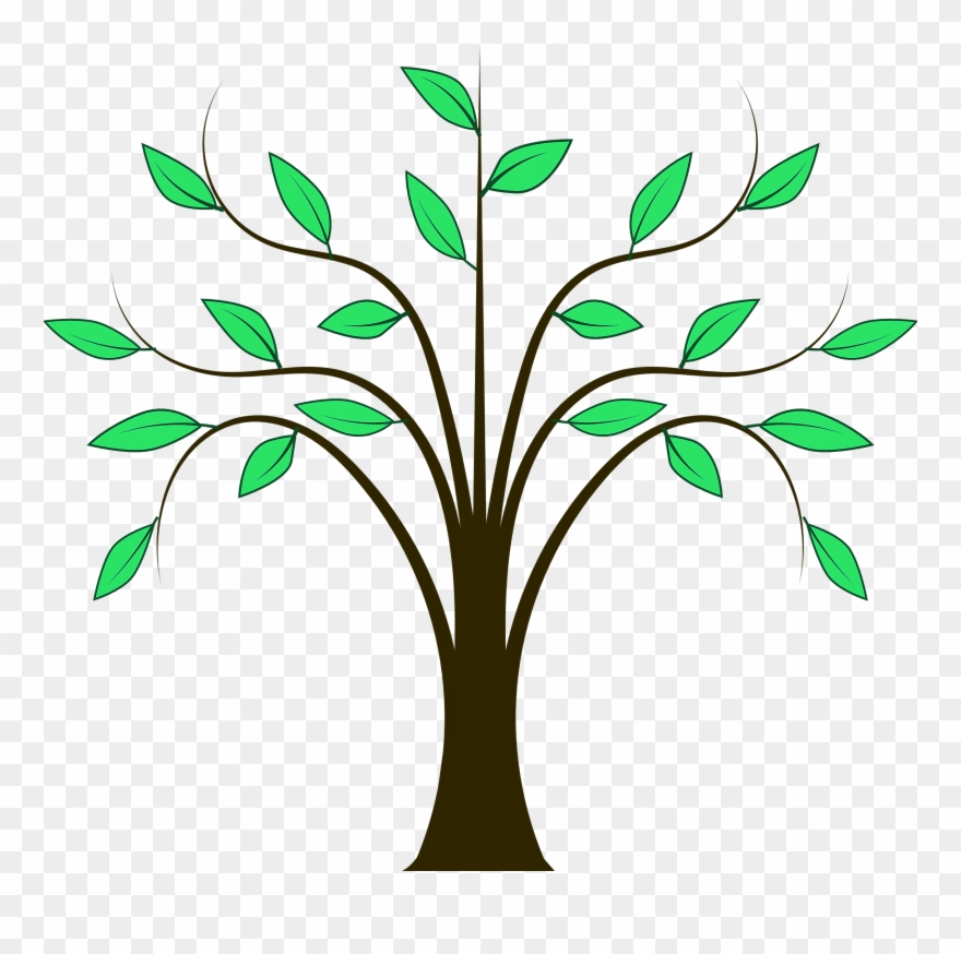 Tree Wtih Hearts Clipart - Png Download