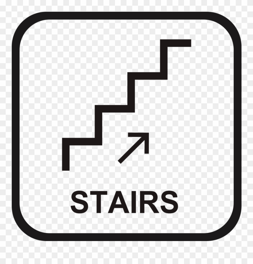 Stairs With Right Arrow, - Under The Stairs The Next Clipart