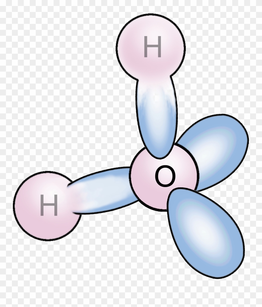 Kugelwolken Molekül H2o Leer Clipart