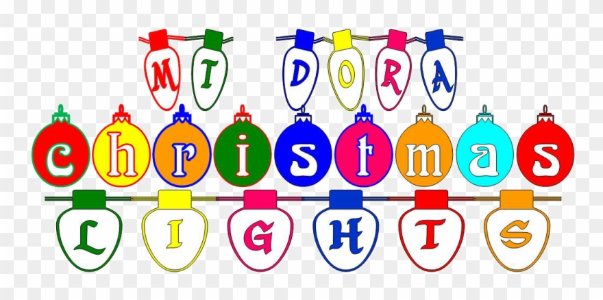 Linda & Dick Ford Have Really Out Done Themselves This - Christmas Light Font Clipart