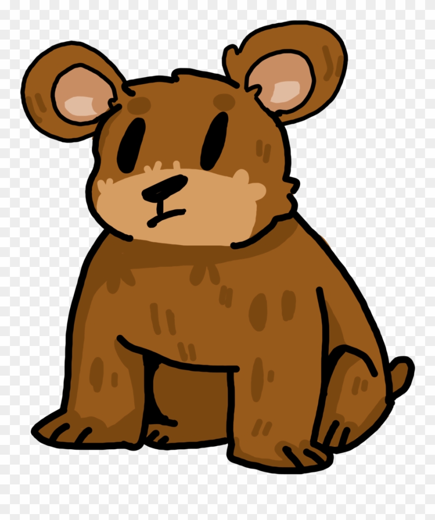 Bear Furry Pencil And In - Bear Honey Pot Clipart