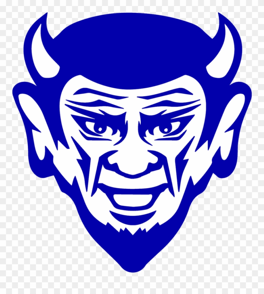Clay High Blue Devils Logo Clipart