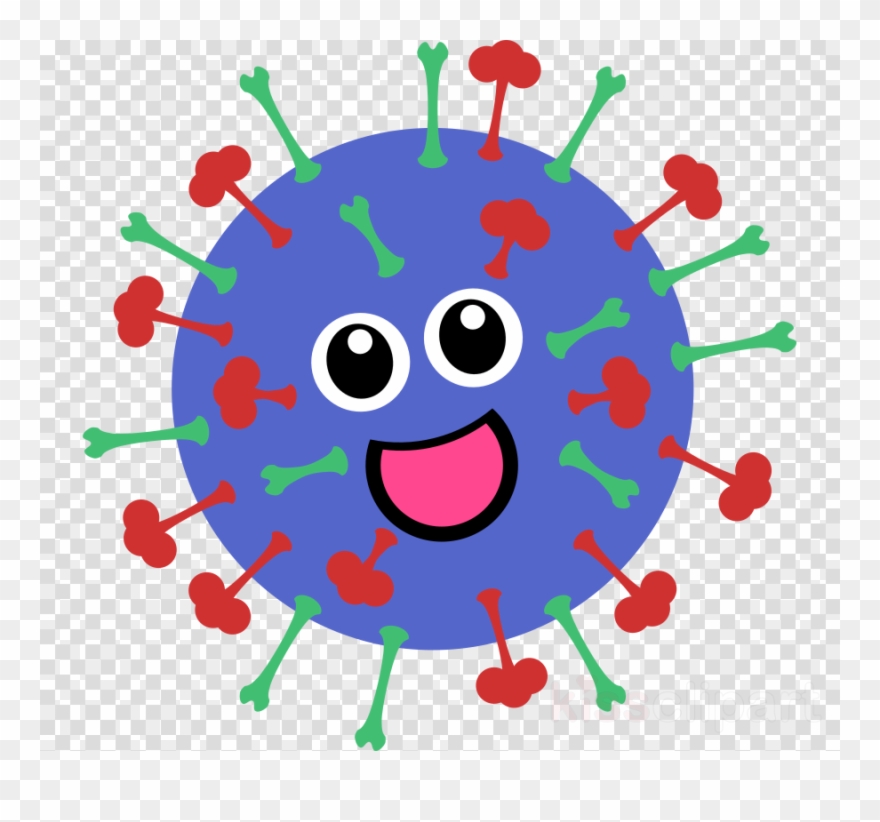 Cute Virus Clipart Virus Clip Art - Clipart Virus - Png Download