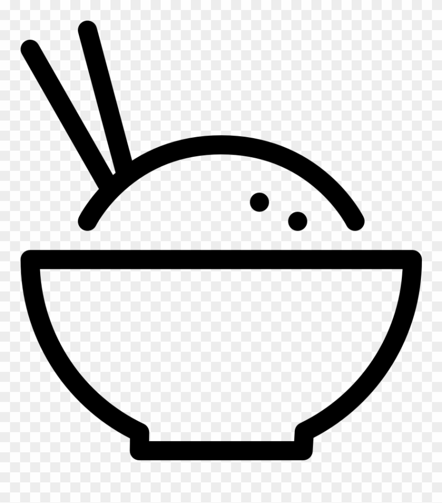 Food Bowl Rice Food Bowl Rice Food Bowl Rice - Rice Icon Clipart