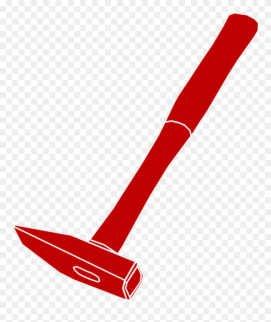 Judge Hammer Cliparts 23, Buy Clip Art - Red Hammer Transparent Background - Png Download