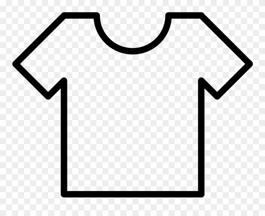 White Short Sleeve T Shirt Comments - Graphic Shirt Icon Clipart