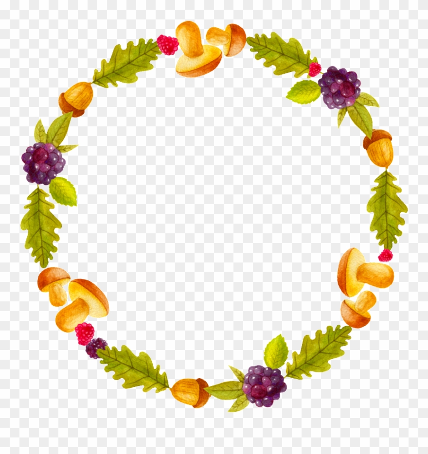 Cartoon Cute Fruit Vegetable Ring Transparent - Fruit Clipart