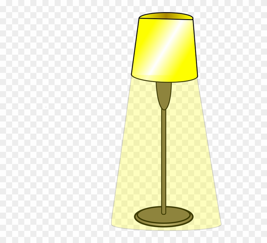 Lamps Clipart Floor Lamp - Tall Lamp Lamp Clipart - Png Download