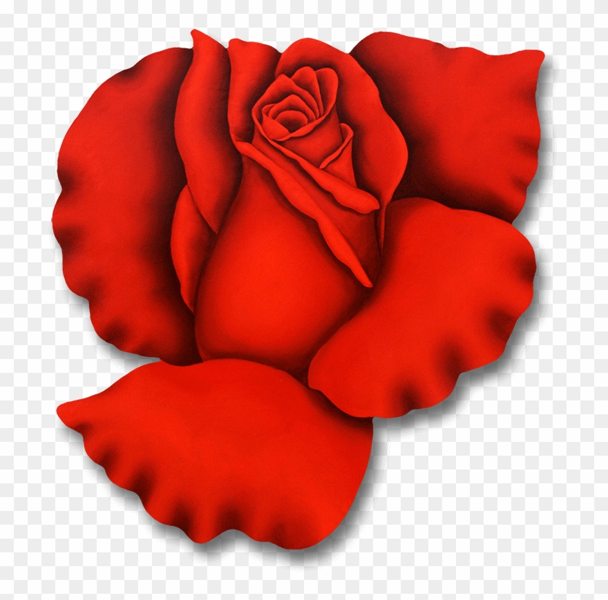 Acrylic On Canvas - Rose Clipart
