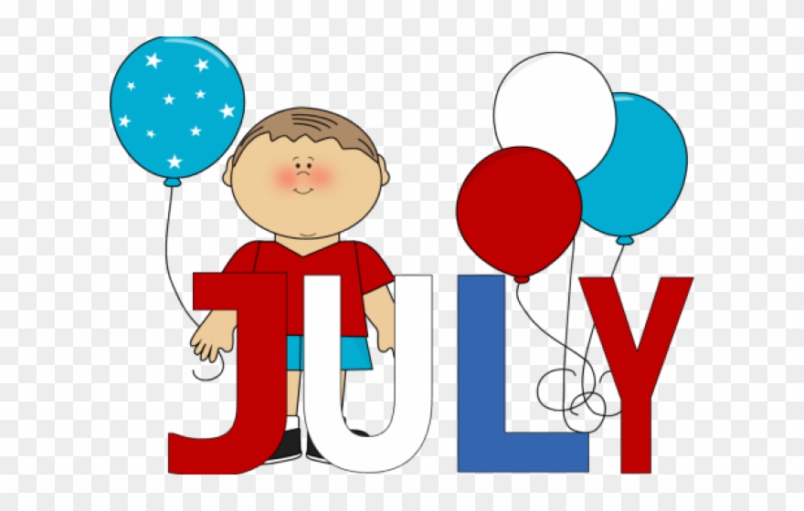 4th Of July Clipart Free Download Clip Art Carwad Net - July Month Of The Year - Png Download