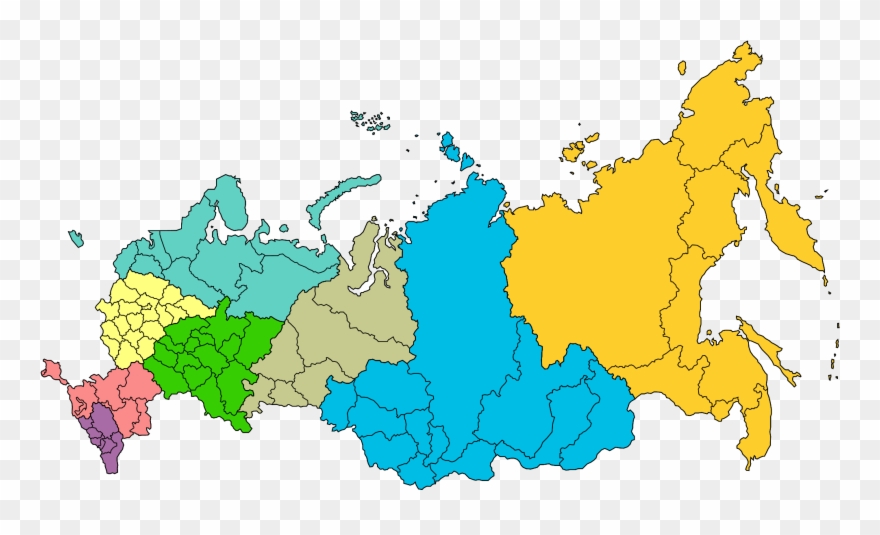 Pictures Of Southern Colonies - Map Of Russia With Regions Clipart