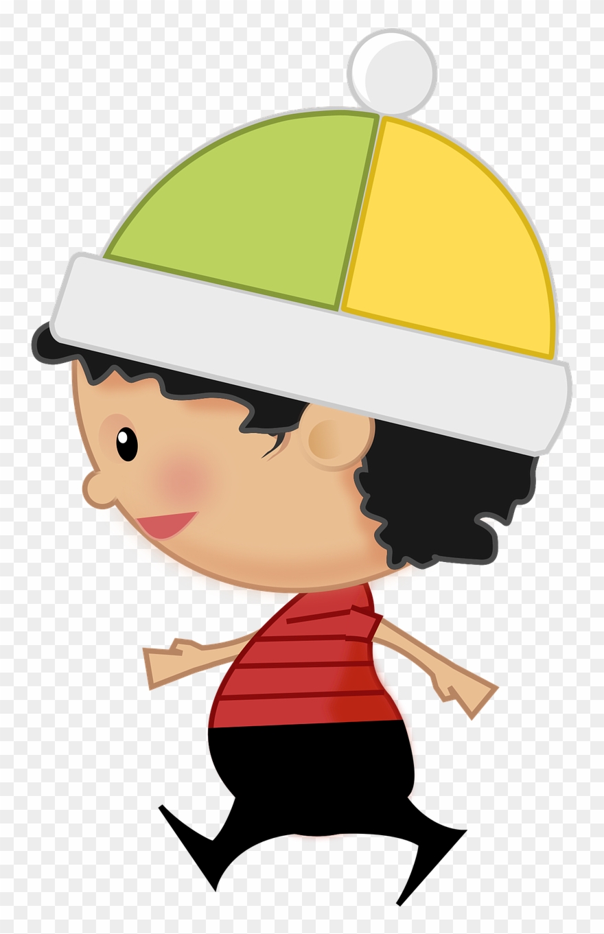 Gambar Anak Berjalan Kartun Clipart