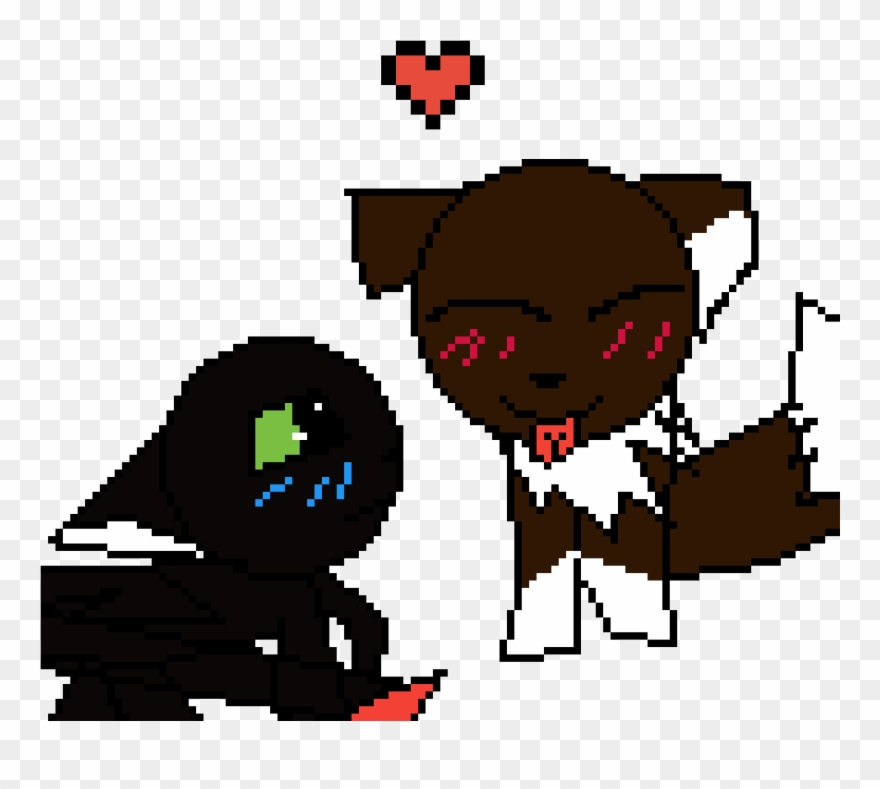 Toothless Meets Ruby - Stella Adler Clipart