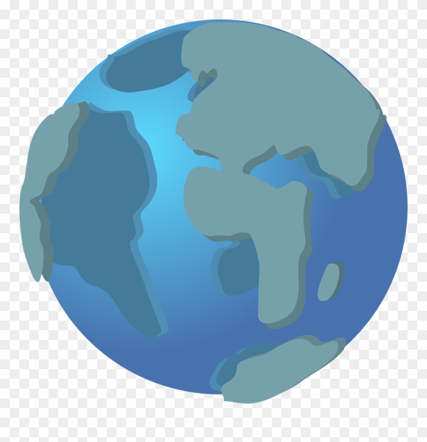 Globe World Earth Continents Png Image - World Wide Web Icon Clipart