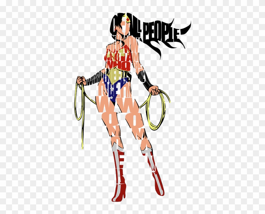 Click And Drag To Re-position The Image, If Desired - Wonder Woman Canvas Clipart
