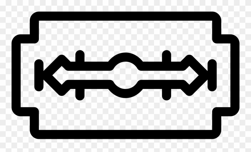 Blade Icon - Razor Blade Clip Art - Png Download