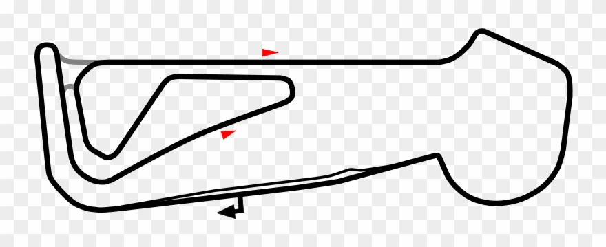 20 22 June - Snetterton 300 Track Map Clipart