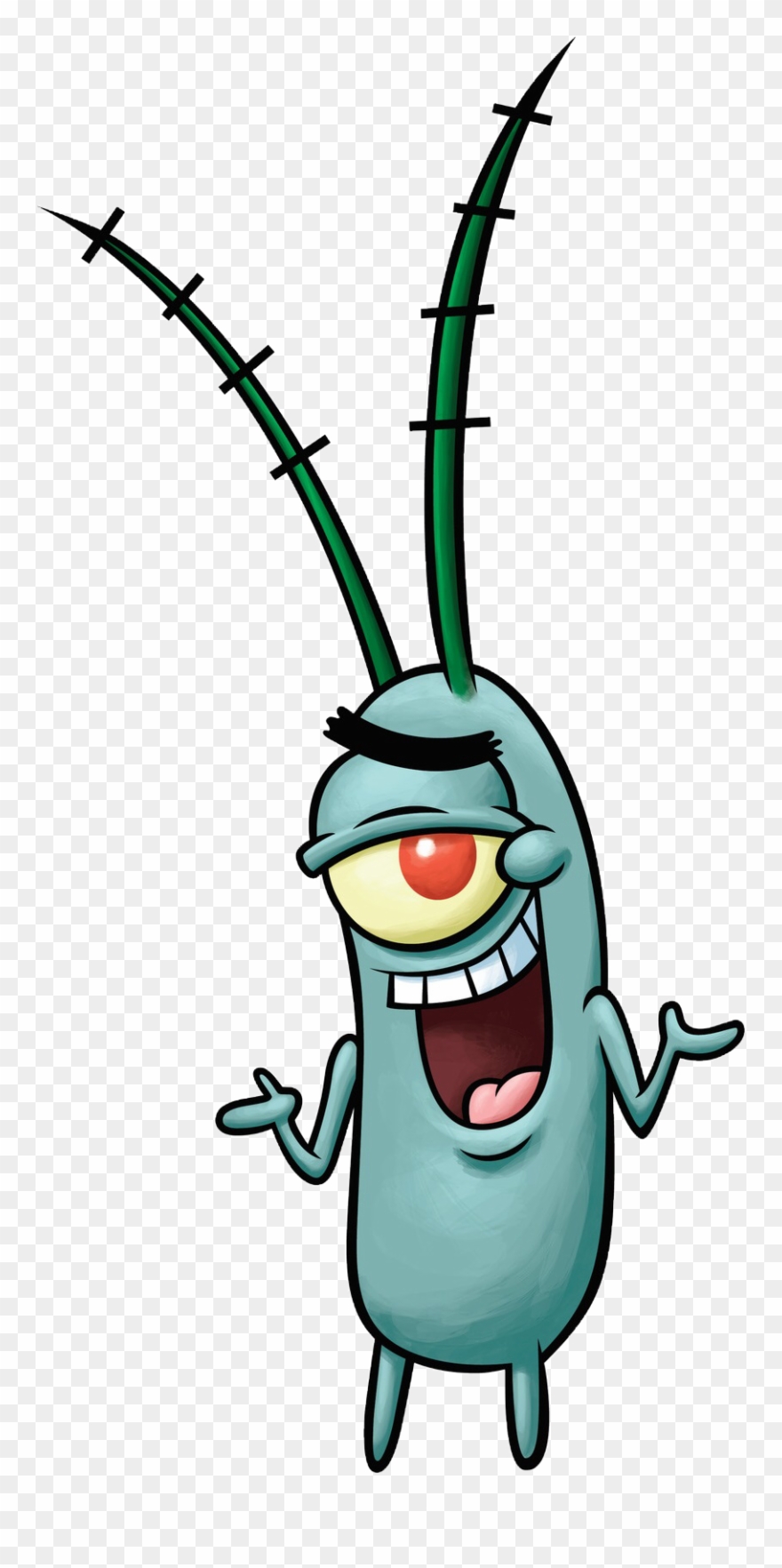 Plankton Spongebob Clipart - Personnage De Bob L Éponge - Png Download