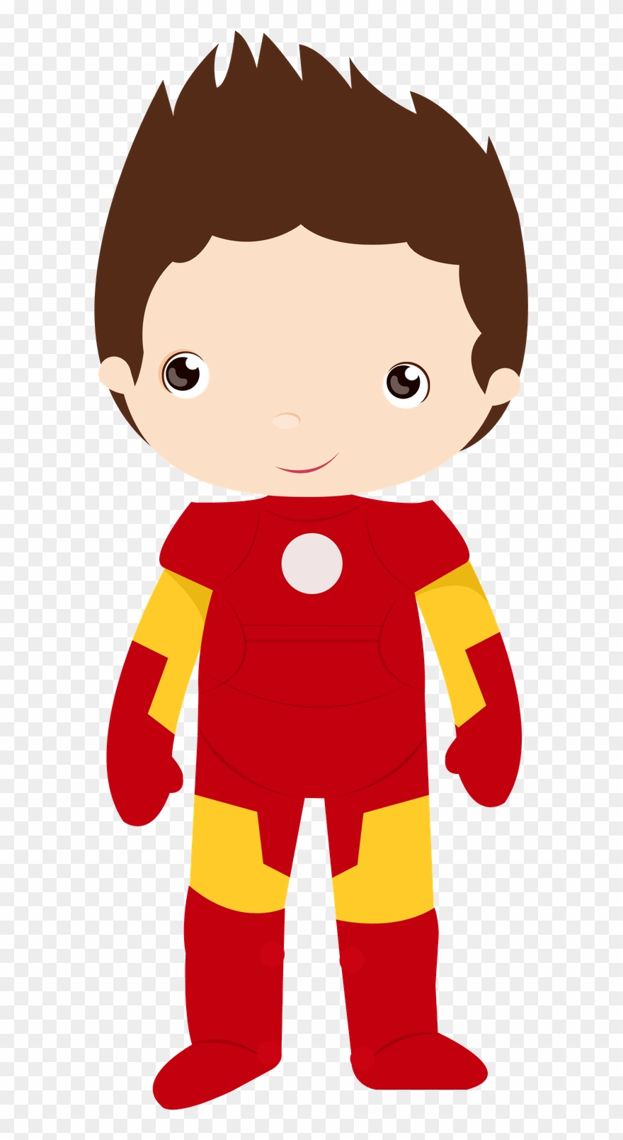 Cute Avengers Clipart - Iron Man Cute Png Transparent Png