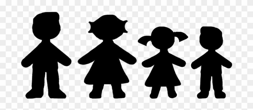 Necklace With Your Family Figures On Platinum Or Gold - Holding Hands Clipart