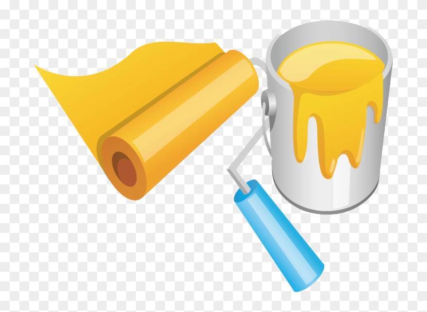 Mechanical Knowledge Of Machines And Tools, Including - Paint Brush Roller Png Clipart