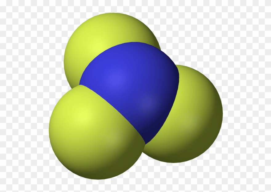 Nitrogen Trifluoride , A Powerful Greenhouse Gas, Is - Nitrogen Fluoride Clipart