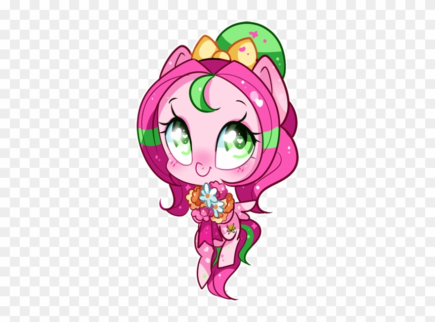 Ipun, Bouquet, Colored Pupils, Cute, Female, Gif, Green - Filename Clipart