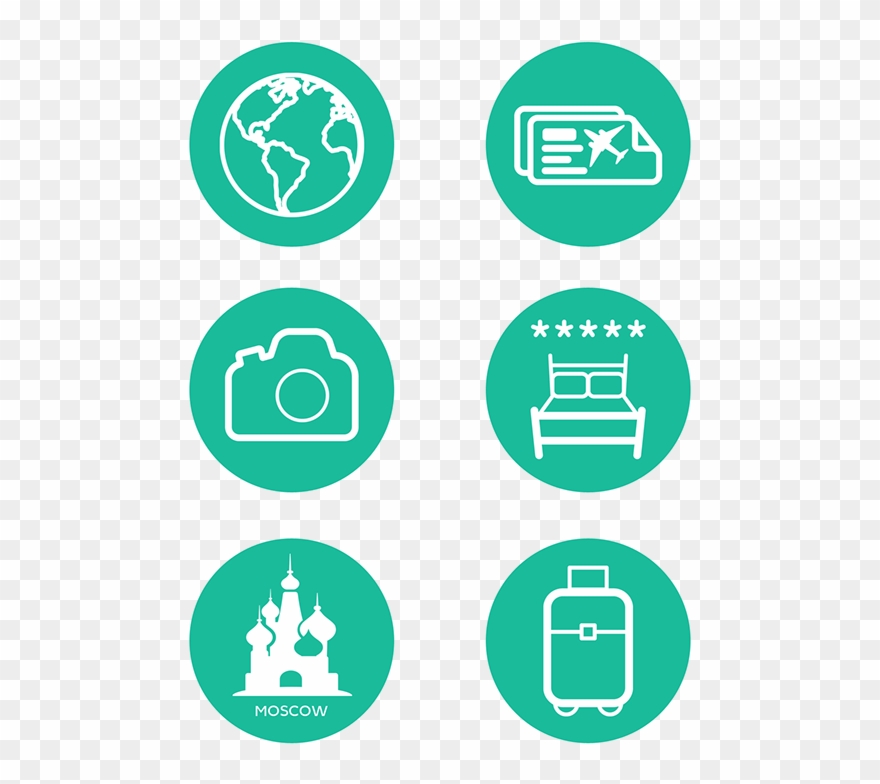 Sky Travel And Tours - Flat Design Clipart