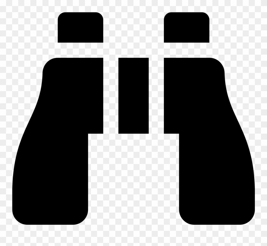 Open - Binoculars Icon Font Awesome Clipart