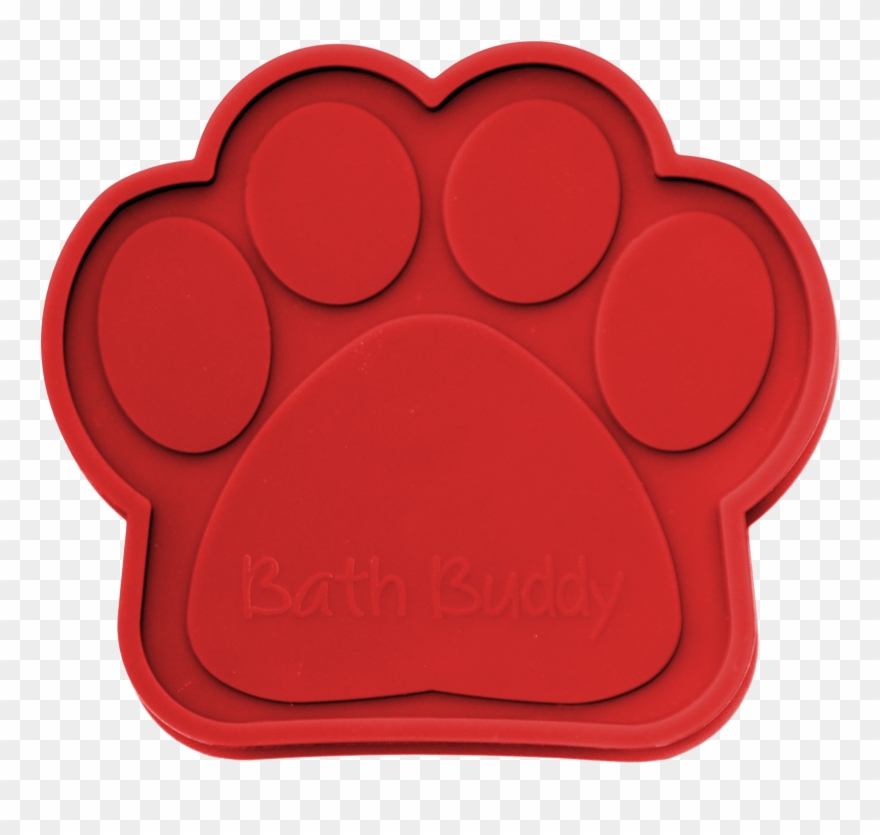 Bath Buddy - Red - Purple Clipart